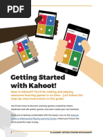 Getting Started With Kahoot PDF