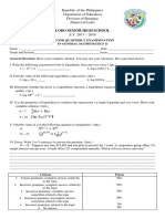 2nd Quarter Gen Math