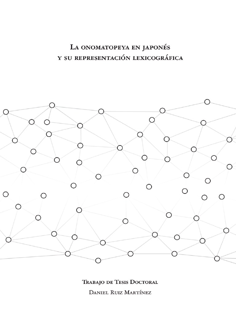 DTI RuizMartÃ­nezD OnomatopeyajaponÃ©srepresentaciÃ³n | PDF | Traducciones |  Lengua espaÃ±ola
