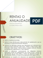 Rentas o Anualidades