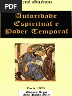 Rene Guenon - Autoridade Espiritual e Poder Temporal