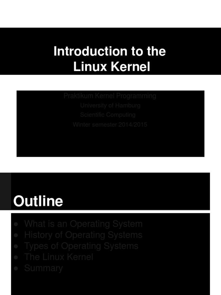 Linux Kernal 1 | PDF | Kernel (Operating System) | Operating System