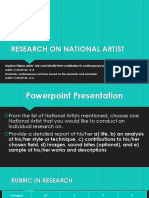 Research On National Artist