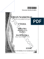 Soal UN Matematika SMA IPA Tahun 2016 PDF