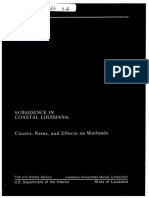 Coastal Louisiana Land Subsidence Boesch 1983