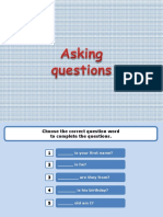 Asking Questions Grammar Drills 75392