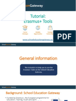 Tutorial: Erasmus+ Tools: WWW - Schooleducationgateway.eu