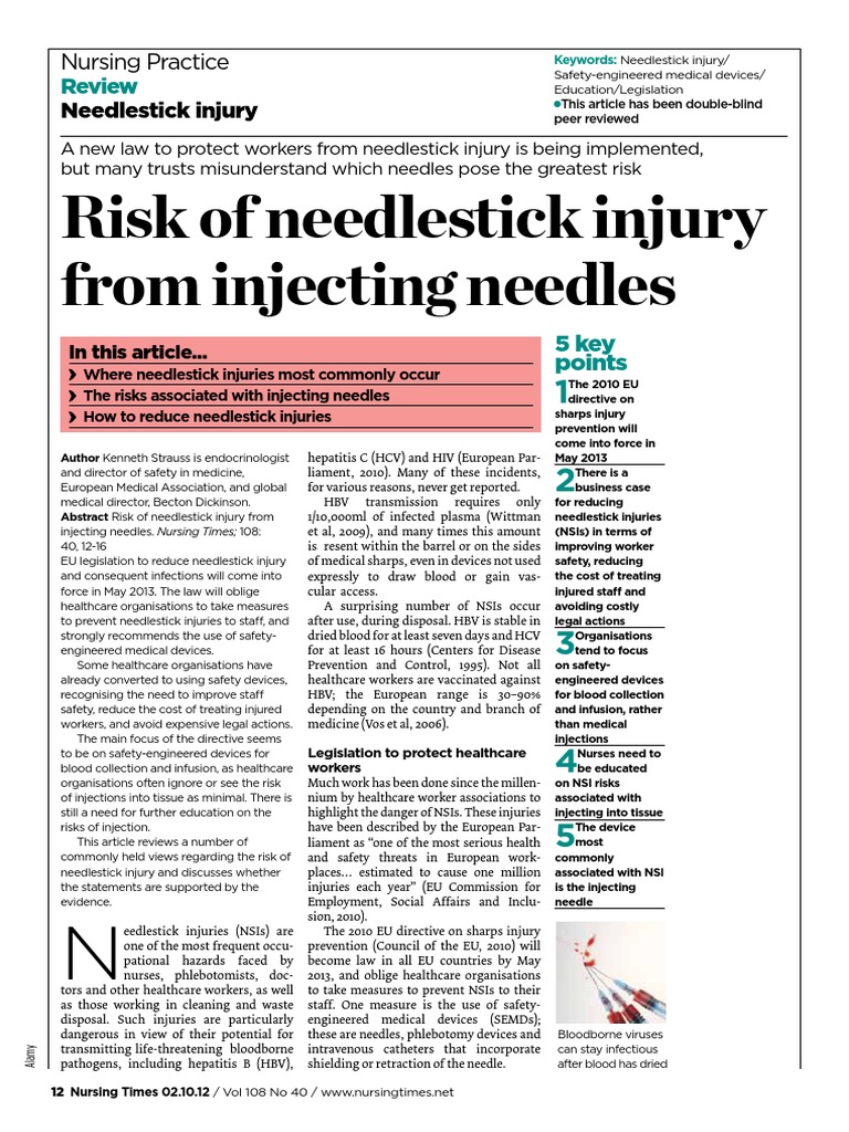 021012Riskofneedlestickinjuryfrominjectingneedles.pdf Public