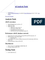 ABAP Test and Analysis Tools