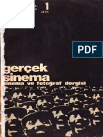 Gerçek Sinema - Sayı - 1 - Aylık Sinema Dergisi - Ekim 1973