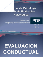 Evaluacion Conductual