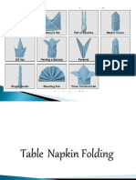 Table Napkin Folding