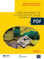 Ends and Means the Future Roles of Social Housing in England 2