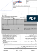 Building Permit Application – Electrical