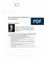 The Constitutional Contributions of John Dickinson