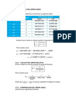 Calculo de Datos Experimentales