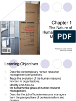 The Nature of Human Resource Management