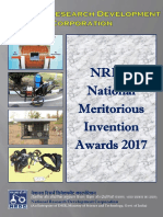 NRDC National Meritorious Invention Awards Citation 2017