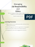 Social Responsibility Ethics: Managing and