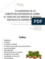 particularidades de la cobertura informativa del TDAH de los medios digitales en España en 2016