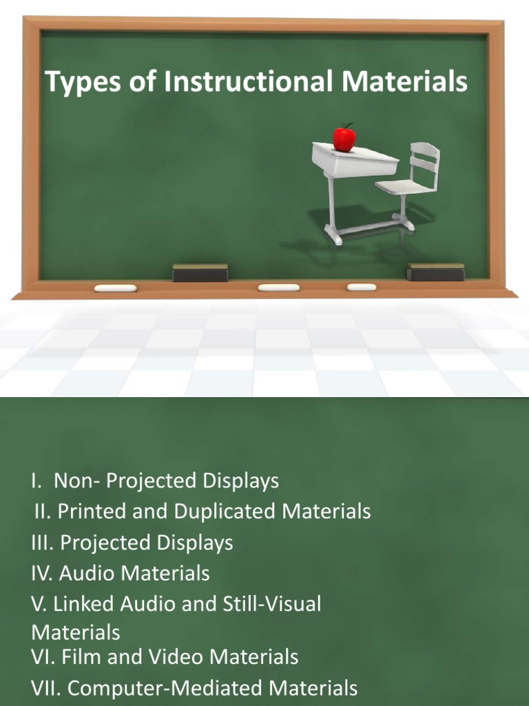 Kinds of Instructional Materials PDF Media Technology Information
