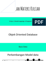 Objek Oriented Database