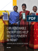 Can Renewable Energy Jobs Reduce Poverty India PDF