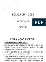 26-05-2018 - POLÍCIA CIVIL 2018 Legislação Especial