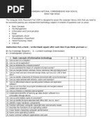 Aptitude Test