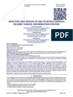 ANALYSIS AND DESIGN OF KB/TK BUNGA BANGSA ISLAMIC SCHOOL INFORMATION SYSTEM