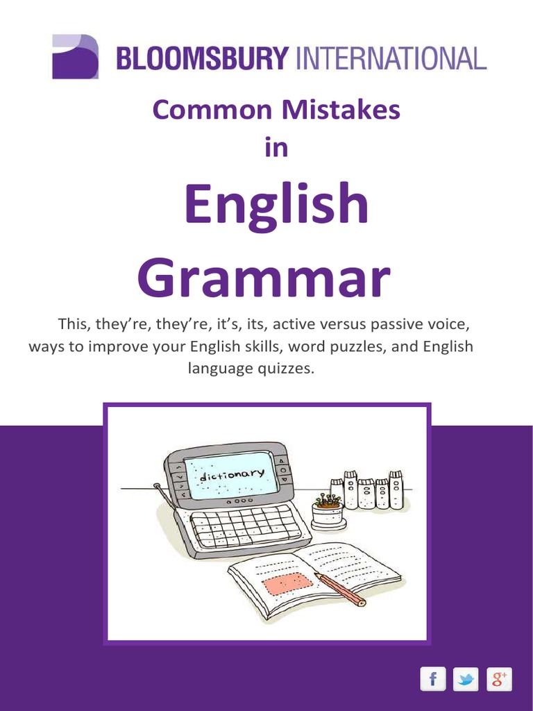 Common Mistakes in English Grammar | PDF | English Grammar | English ...
