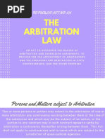 Arbitration Law (RA 876) (1)