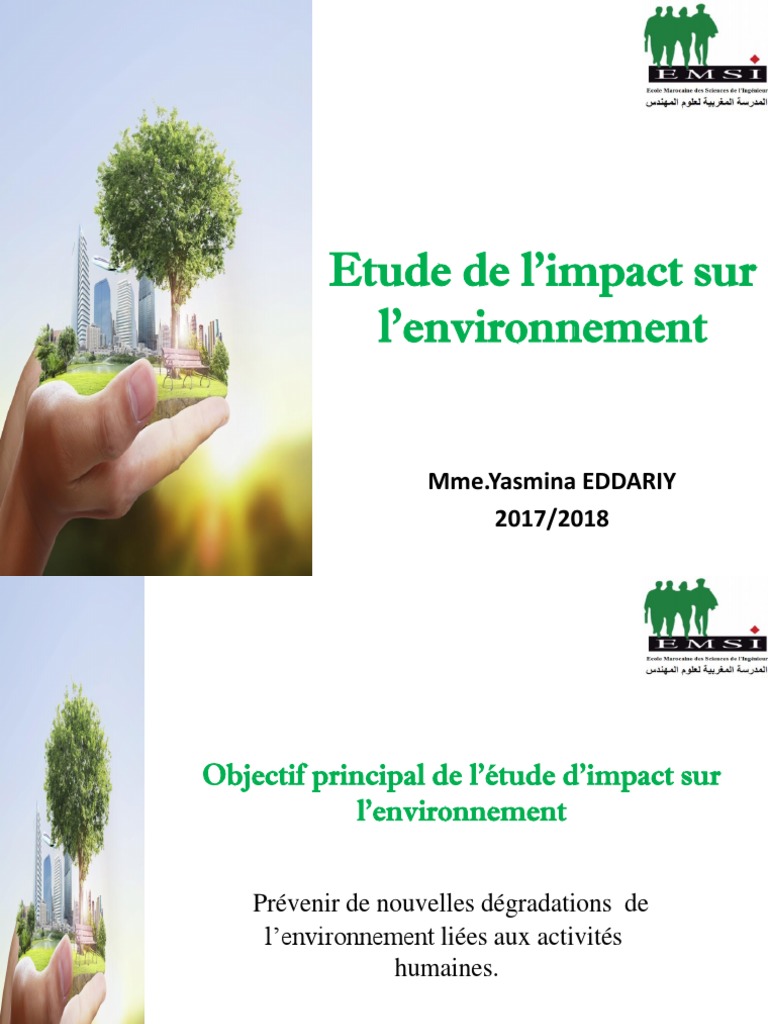 Etude de L'impact Sur L'environnement Version Afin La Finale | PDF ...