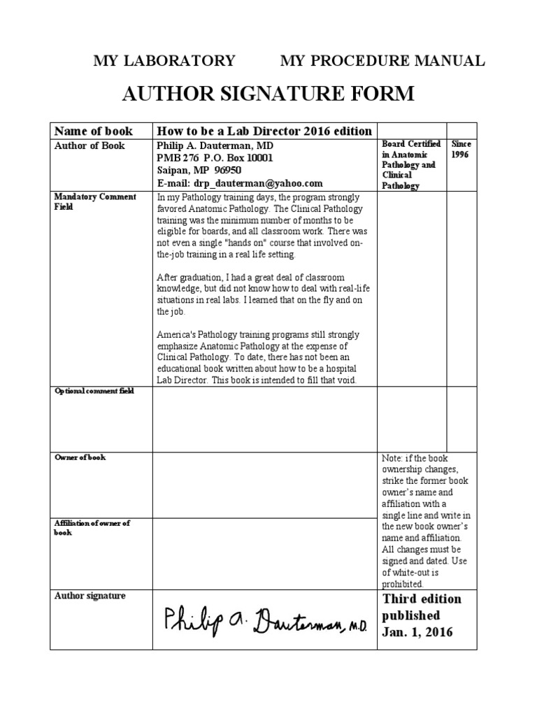 How To Be A Lab Director PDF Detection Limit Sensitivity And