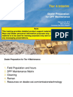 Tier 4 Interim: Dealer Preparation For DPF Maintenance
