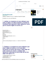 Java Netbeans Ejercicios Ejemplos Taringa PDF