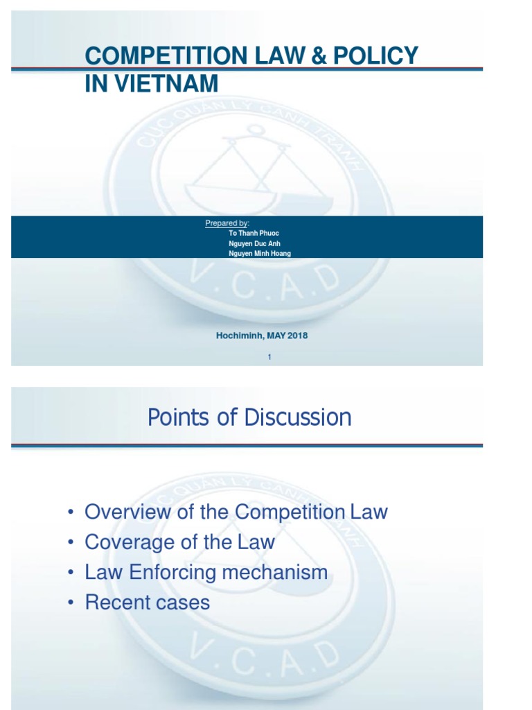 Vietnam Competition Law Overview | PDF | Monopoly | Competition Law