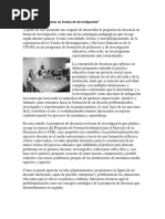 Qué Es Una Docencia en Forma de Investigación