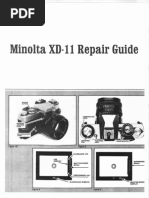 Minolta XD-7 (XD11 IN USA) Repair Manual