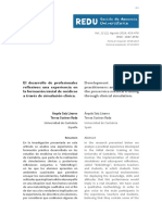 El Desarrollo de Profesionales Reflexivos: Una Experiencia en La Formación Inicial de Médicos A Través de Simulación Clínica