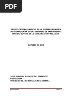 Protocolo Tratamiento de La Enuresis Primaria No Complicada en Las Unidades de Salud Mental Infanto Juvenil de La Comarca de l Alacanti Octubre 2012-01