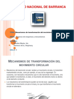 Diapositiva de Organos Mecanismo de Transformacion Circular