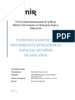 Patrones Básicos de Movimiento e Inteligencia Espacial en Niños de 6 Años