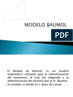 Modelo de Baumol y Miller