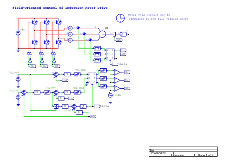 Field-Oriented Control for Induction Motors | PDF