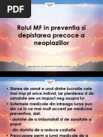 Curs 6 - Rolul Mf in Preventia Si Depistarea Precoce a Neoplaziilor