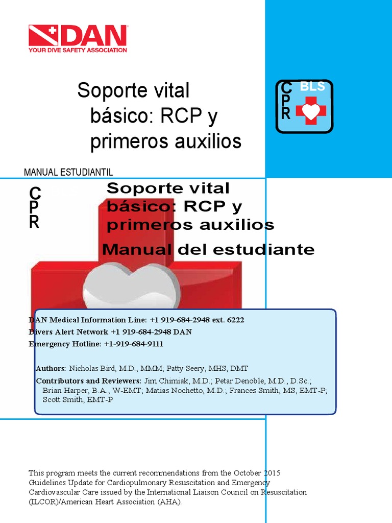 DAN BLS CPR FA Student Handbook | PDF | Lung | Cardiopulmonary ...