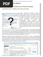 Alternativas Para o Windows Live Writer Para Blogs _ a Vida é Como Mágica