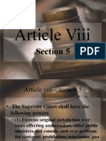 Article 8. Sec 5