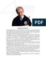 Biografía de Tom Felton MAXIMILIANO